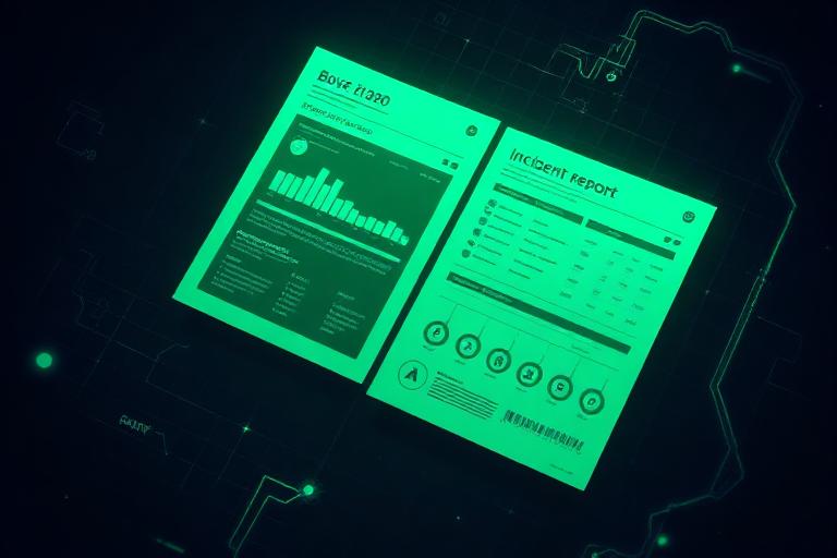 Neon incident report pages